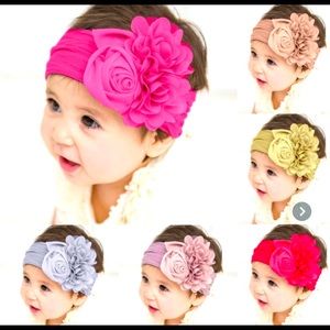 SALE: 2 for $14, 4 for $20. Bohemian Baby/ Toddler Big Bow Knot Wide Headband